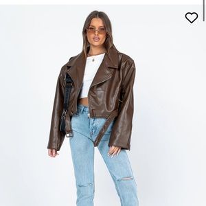 Brown Jacket faux leather
